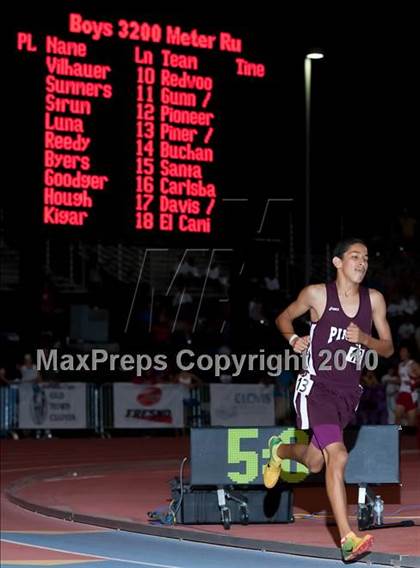 Thumbnail 1 in CIF State Championships (3200M)  photogallery.