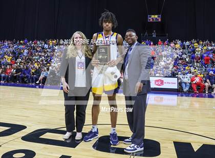 Thumbnail 1 in Oak Cliff Faith Family Academy vs. Washington (UIL 4A Basketball State Final Medal Ceremony) photogallery.