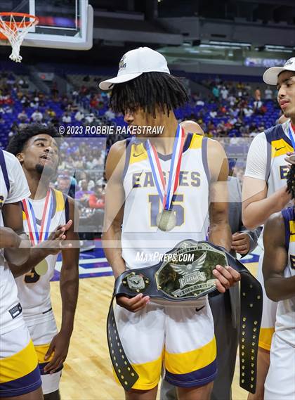 Thumbnail 3 in Oak Cliff Faith Family Academy vs. Washington (UIL 4A Basketball State Final Medal Ceremony) photogallery.