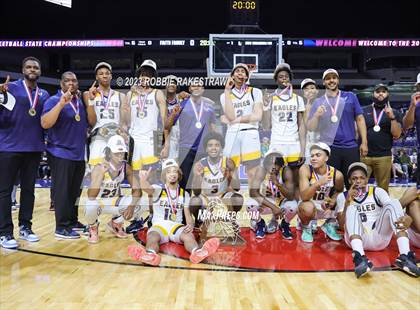 Thumbnail 1 in Oak Cliff Faith Family Academy vs. Washington (UIL 4A Basketball State Final Medal Ceremony) photogallery.