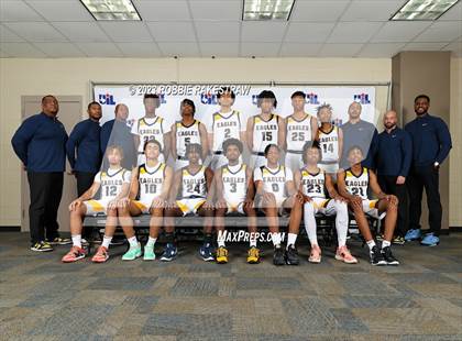 Thumbnail 1 in Oak Cliff Faith Family Academy vs. Washington (UIL 4A Basketball State Final Medal Ceremony) photogallery.
