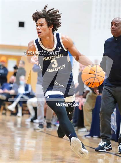 Thumbnail 2 in Seton Hall Prep vs. Immaculate Conception (ECT Tournament - Semi-Finals) photogallery.