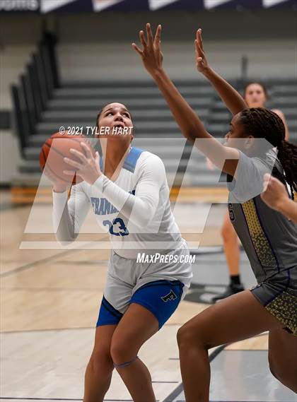 Thumbnail 1 in Reynoldsburg vs. Franklin Community (Sneakers for Santa Shootout) photogallery.