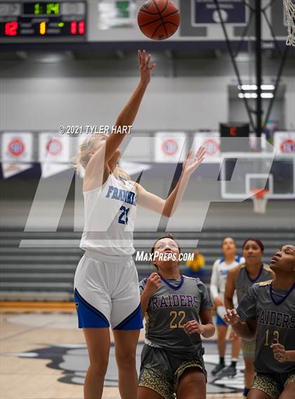 Thumbnail 3 in Reynoldsburg vs. Franklin Community (Sneakers for Santa Shootout) photogallery.