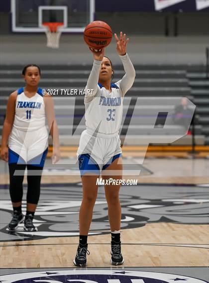 Thumbnail 3 in Reynoldsburg vs. Franklin Community (Sneakers for Santa Shootout) photogallery.