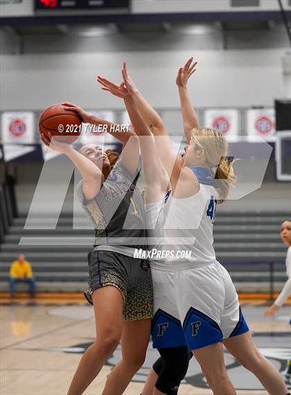 Thumbnail 2 in Reynoldsburg vs. Franklin Community (Sneakers for Santa Shootout) photogallery.