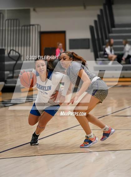 Thumbnail 1 in Reynoldsburg vs. Franklin Community (Sneakers for Santa Shootout) photogallery.