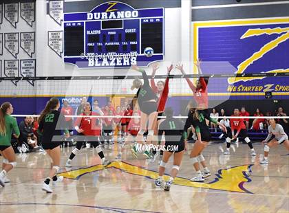 Thumbnail 3 in Mater Dei vs Mira Costa (Durango Fall Classic) photogallery.