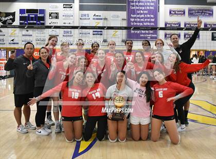 Thumbnail 2 in Mater Dei vs Mira Costa (Durango Fall Classic) photogallery.