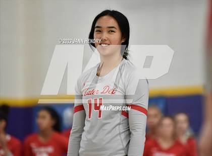 Thumbnail 2 in Mater Dei vs Mira Costa (Durango Fall Classic) photogallery.