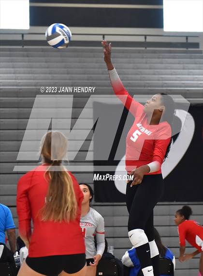 Thumbnail 1 in Mater Dei vs Mira Costa (Durango Fall Classic) photogallery.
