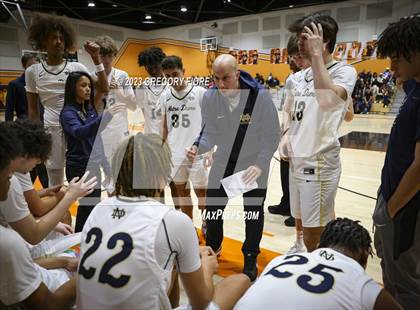 Thumbnail 3 in Crossroads vs Notre Dame (SO) (2023 South Pasadena Tournament) photogallery.