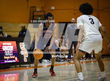 Thumbnail 2 in Crossroads vs Notre Dame (SO) (2023 South Pasadena Tournament) photogallery.