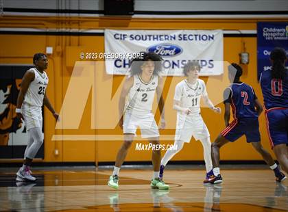 Thumbnail 3 in Crossroads vs Notre Dame (SO) (2023 South Pasadena Tournament) photogallery.