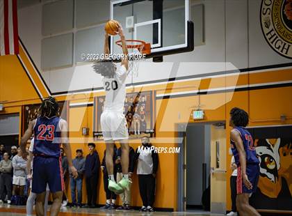 Thumbnail 2 in Crossroads vs Notre Dame (SO) (2023 South Pasadena Tournament) photogallery.
