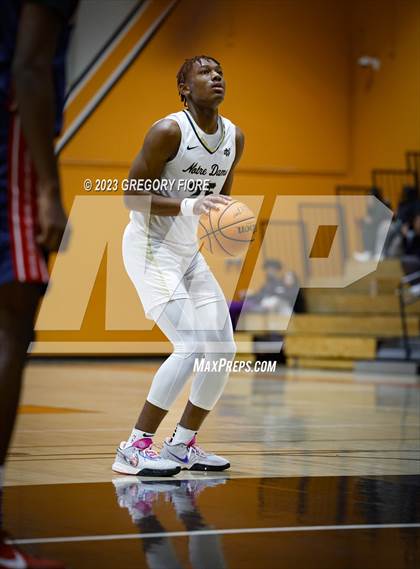 Thumbnail 2 in Crossroads vs Notre Dame (SO) (2023 South Pasadena Tournament) photogallery.