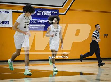 Thumbnail 2 in Crossroads vs Notre Dame (SO) (2023 South Pasadena Tournament) photogallery.