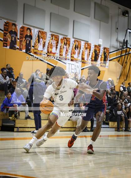 Thumbnail 2 in Crossroads vs Notre Dame (SO) (2023 South Pasadena Tournament) photogallery.
