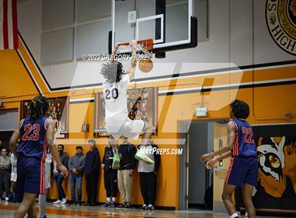 Thumbnail 1 in Crossroads vs Notre Dame (SO) (2023 South Pasadena Tournament) photogallery.