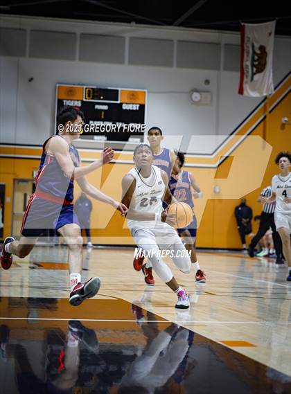 Thumbnail 1 in Crossroads vs Notre Dame (SO) (2023 South Pasadena Tournament) photogallery.