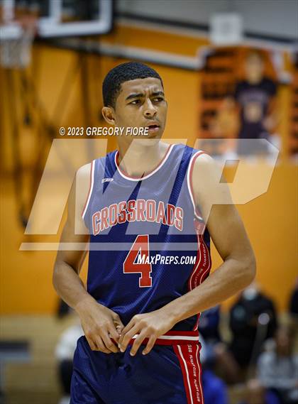 Thumbnail 2 in Crossroads vs Notre Dame (SO) (2023 South Pasadena Tournament) photogallery.