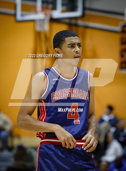 Thumbnail 1 in Crossroads vs Notre Dame (SO) (2023 South Pasadena Tournament) photogallery.