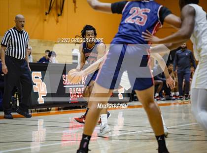 Thumbnail 3 in Crossroads vs Notre Dame (SO) (2023 South Pasadena Tournament) photogallery.