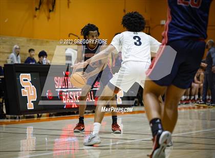 Thumbnail 2 in Crossroads vs Notre Dame (SO) (2023 South Pasadena Tournament) photogallery.