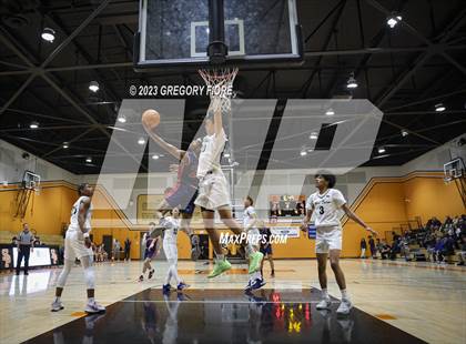 Thumbnail 2 in Crossroads vs Notre Dame (SO) (2023 South Pasadena Tournament) photogallery.
