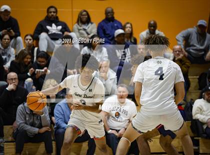 Thumbnail 2 in Crossroads vs Notre Dame (SO) (2023 South Pasadena Tournament) photogallery.