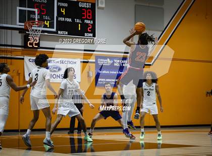 Thumbnail 3 in Crossroads vs Notre Dame (SO) (2023 South Pasadena Tournament) photogallery.