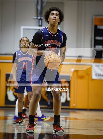 Thumbnail 3 in Crossroads vs Notre Dame (SO) (2023 South Pasadena Tournament) photogallery.