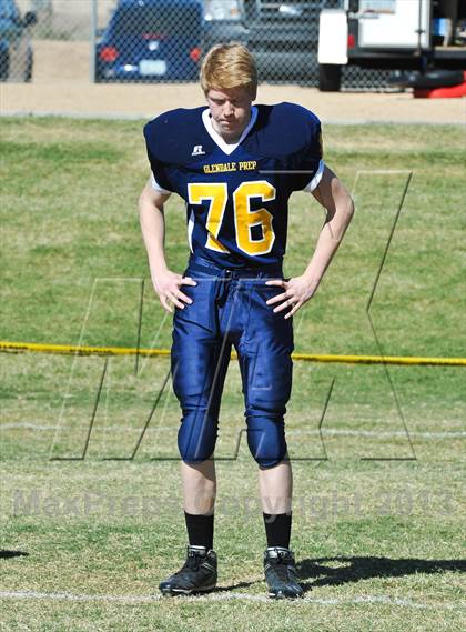 Thumbnail 1 in Mesa Prep @ Glendale Prep Academy (AIA D6 Playoff) photogallery.