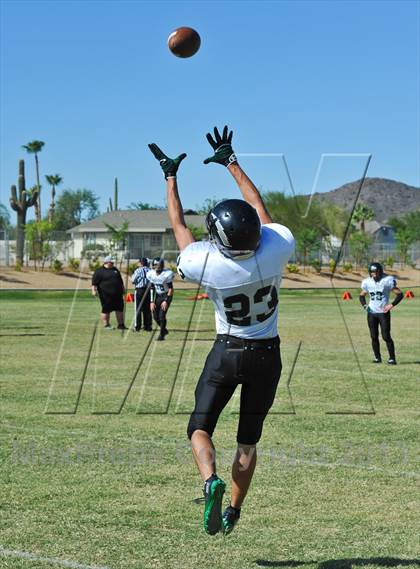 Thumbnail 1 in Mesa Prep @ Glendale Prep Academy (AIA D6 Playoff) photogallery.