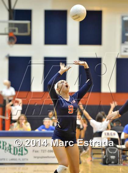 Thumbnail 2 in Indian Rocks Christian vs Osceola (Indian Rocks Pre-Season Varsity Tournament) photogallery.