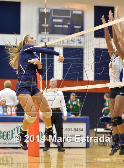 Thumbnail 2 in Indian Rocks Christian vs Osceola (Indian Rocks Pre-Season Varsity Tournament) photogallery.