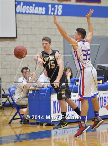 Thumbnail 2 in Mitchell vs. Northside Christian 2014 Mustang Christmas Tournament photogallery.
