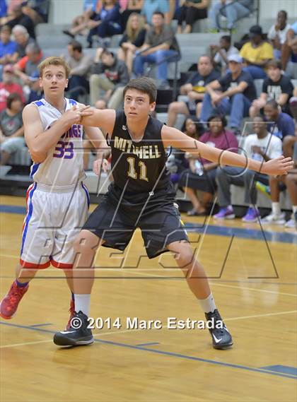 Thumbnail 3 in Mitchell vs. Northside Christian 2014 Mustang Christmas Tournament photogallery.