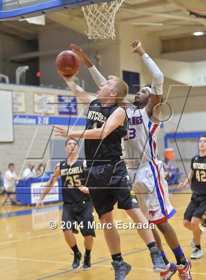 Thumbnail 3 in Mitchell vs. Northside Christian 2014 Mustang Christmas Tournament photogallery.