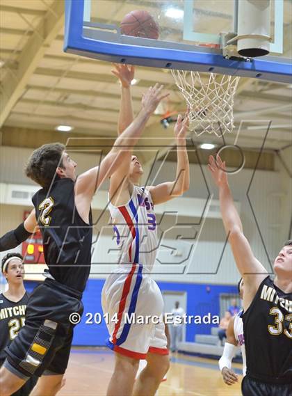 Thumbnail 2 in Mitchell vs. Northside Christian 2014 Mustang Christmas Tournament photogallery.