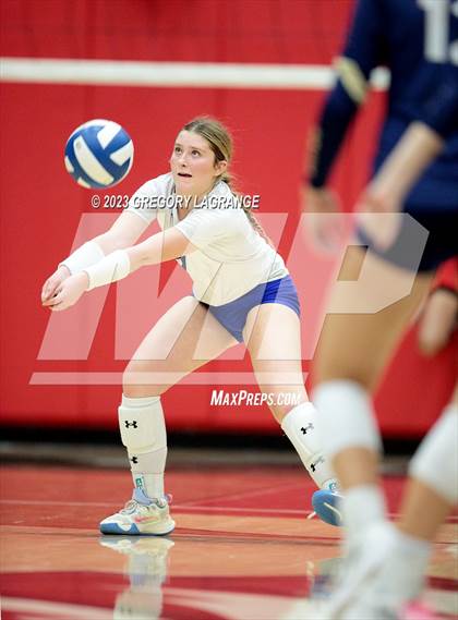 Thumbnail 1 in Keller vs Byron Nelson (UIL 6A Volleyball Regional Quarter Finals) photogallery.