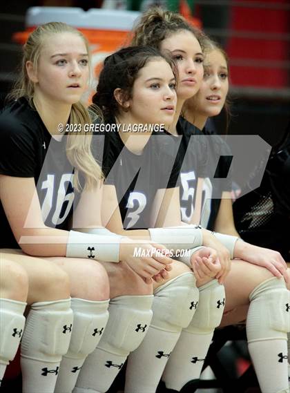 Thumbnail 1 in Keller vs Byron Nelson (UIL 6A Volleyball Regional Quarter Finals) photogallery.