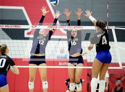 Thumbnail 1 in Keller vs Byron Nelson (UIL 6A Volleyball Regional Quarter Finals) photogallery.