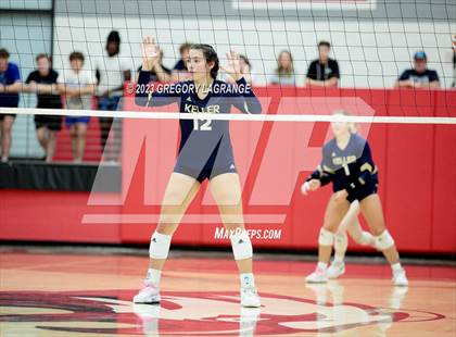 Thumbnail 2 in Keller vs Byron Nelson (UIL 6A Volleyball Regional Quarter Finals) photogallery.