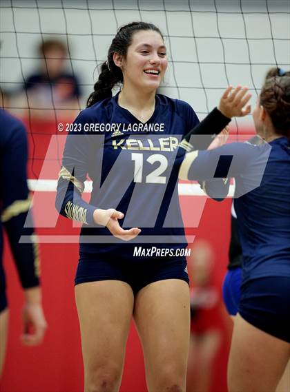 Thumbnail 2 in Keller vs Byron Nelson (UIL 6A Volleyball Regional Quarter Finals) photogallery.