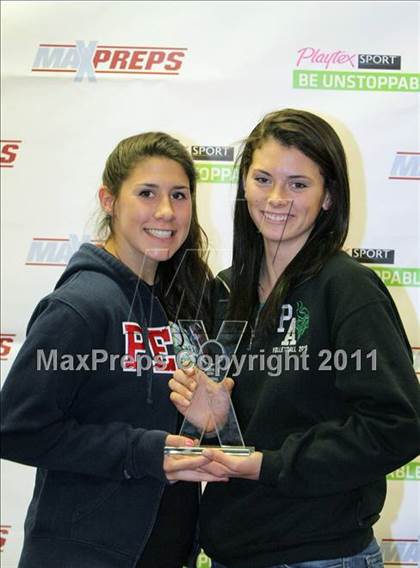 Thumbnail 1 in Maxpreps National Female Team of the Year sponsored by Playtex Sport photogallery.