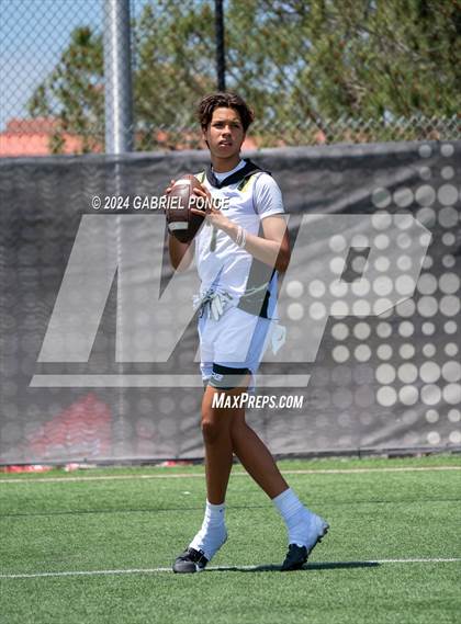 Thumbnail 2 in Holtville vs Poway (SDSU 7 on 7 Tournament) photogallery.
