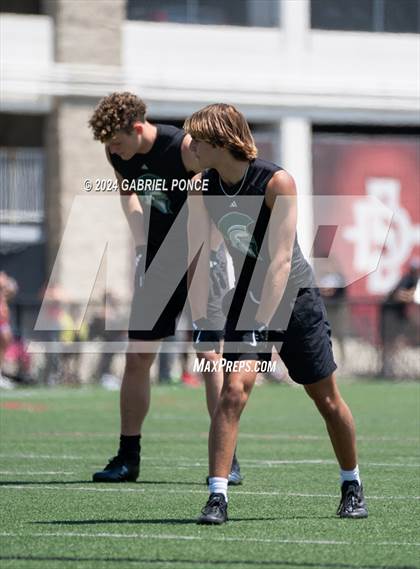 Thumbnail 3 in Holtville vs Poway (SDSU 7 on 7 Tournament) photogallery.