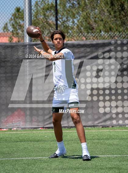 Thumbnail 1 in Holtville vs Poway (SDSU 7 on 7 Tournament) photogallery.