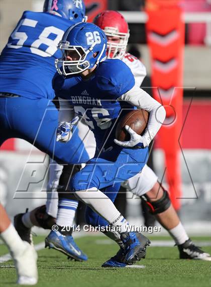Thumbnail 2 in Bingham vs. American Fork (UHSAA 5A Final)  photogallery.